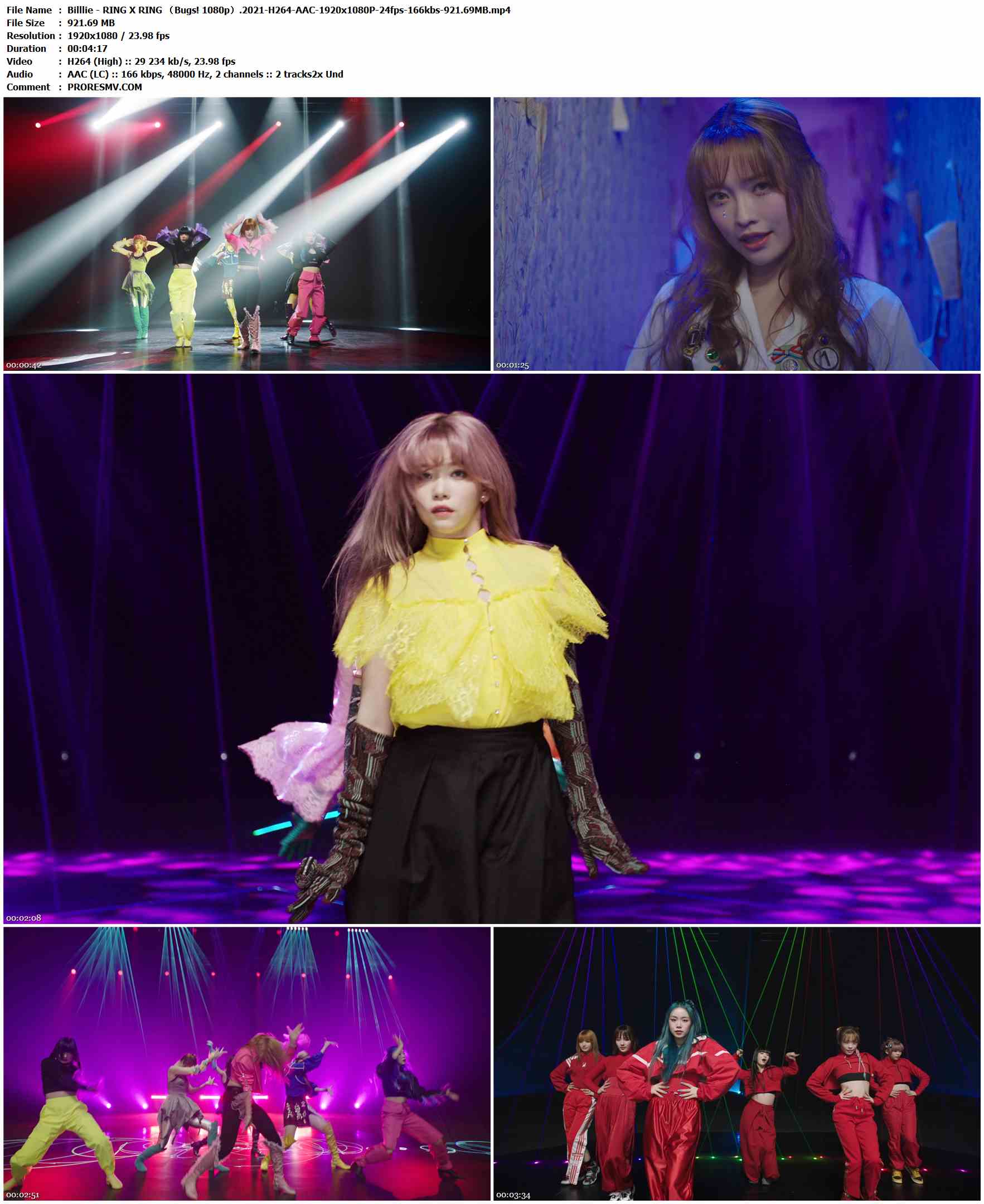 Billlie - RING X RING （Bugs! 1080p）.2021-H264-AAC-1920x1080P-24fps-166kbs-921.69MB官方MV_高清MV